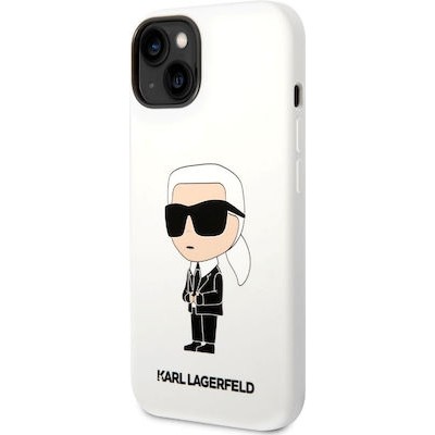 Karl Lagerfeld Ikonik NFT Silicone Case White (iPhone 14)
